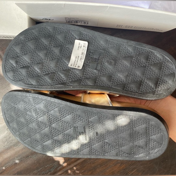 NWT Schutz Birkenstock style slip-on with crystal buckles - Picture 2 of 6